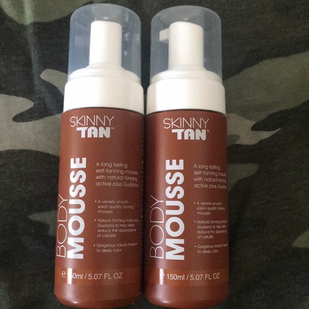Skinny tan body mousse